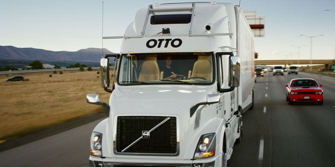 World's first shipment by self-driving truck