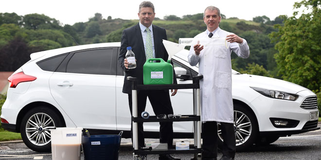 World's first whisky-powered car
