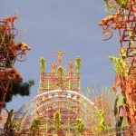 The 33 Pally Durga Puja at Beleghata in Kolkata takes on the theme of the ‘Cycle of Life’ with detailed installations of human figures and colourful cycles looming large over the pandal.