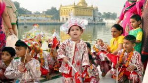 In Northern India, Ram Leela — a re-enactment of the Hindu epic Ramayana — is held.