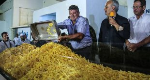 Largest serving of chips (fries)