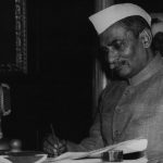 Rajendra Prasad, President of the Constituent Assembly signs the Constitution of the Indian Republic as passed by the Constituent Assembly. The constitution of India came into effect on January 26, 1950, a day since observed as Republic Day.