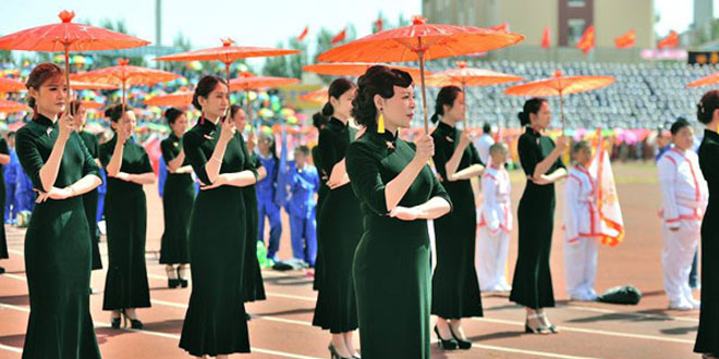 Largest gathering of people wearing Cheongsam