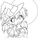 Trick or treat lineart