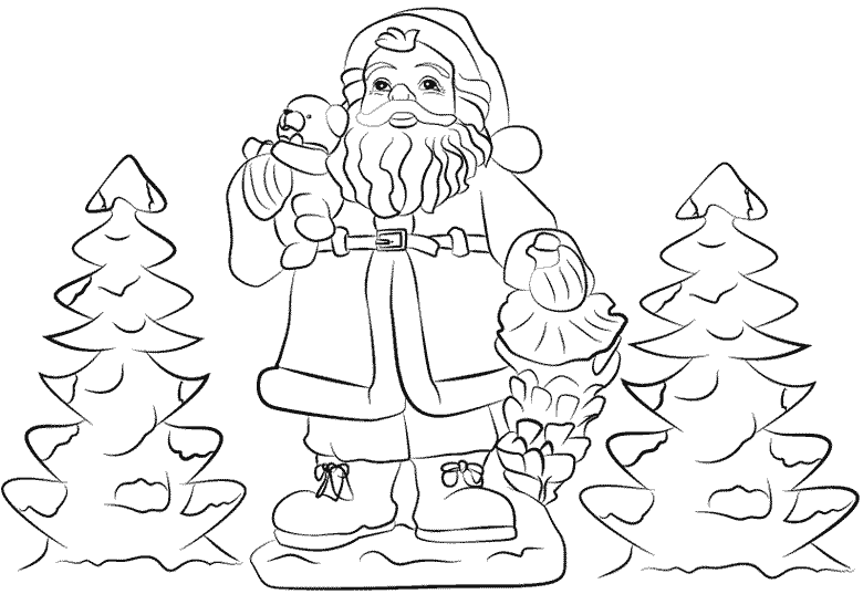 Santa Claus with Gifts