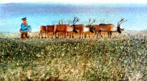 Northernmost districts of Sweden are inhabited by the Lapps The traditional reindeer herdsmen
