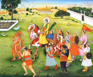 Procession of lord Rama