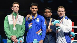 Gaurav Solanki won the men's 52 kg gold at 2018 Commonwealth Games giving India their second medal in boxing