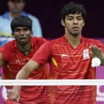 Satwik Rankireddy and Chirag Chandrashekhar Shetty settled for silver in the men's doubles final badminton event
