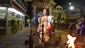 An exception to caste bias are the daitapati sevaks, who are the one allowed to be with Jagannath for a 15-day period preceding the Rath Yatra when the deity is said to be unwell and is kept away public view. During this period, it is the ‘low caste’ daitas, along with one Brahmin sevak, who serve the deity.