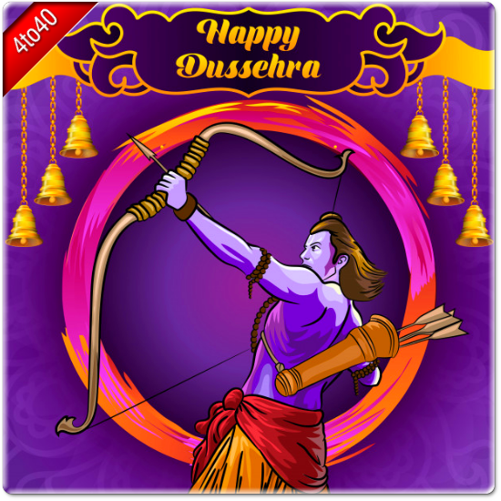 Dussehra Digital Greeting Card