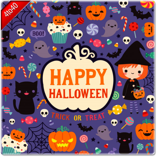 Happy Halloween: Trick Or Treat Greeting Card
