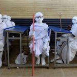Indian school children with their head tonsured and dressed like Mahatma Gandhi wait during a event at a school in Chennai on October 1, 2018, ahead of Gandhi's 149th birth anniversary. - Indians all over the country celebrate Gandhi's birthday on October 2.