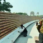 Media preview of National War Memorial at India Gate in New Delhi