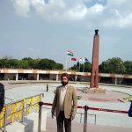Surinder Singh Ajimal at National War Memorial monument New Delhi