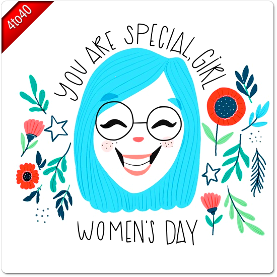 You Are Special Girl - Women's Day Greeting Card