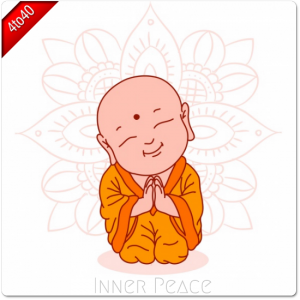 Inner Peace Buddhist Greeting Card
