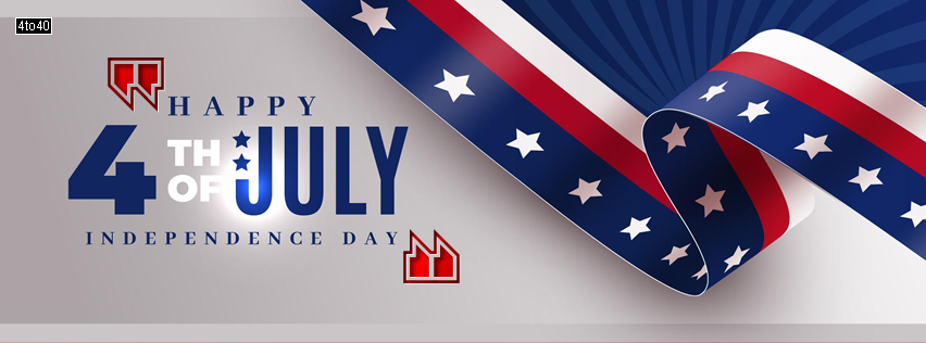 4th July Independence day banner for FB Header