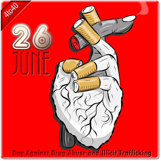 Day Against Drug Abuse and Illicit Trafficking Greeting Card
