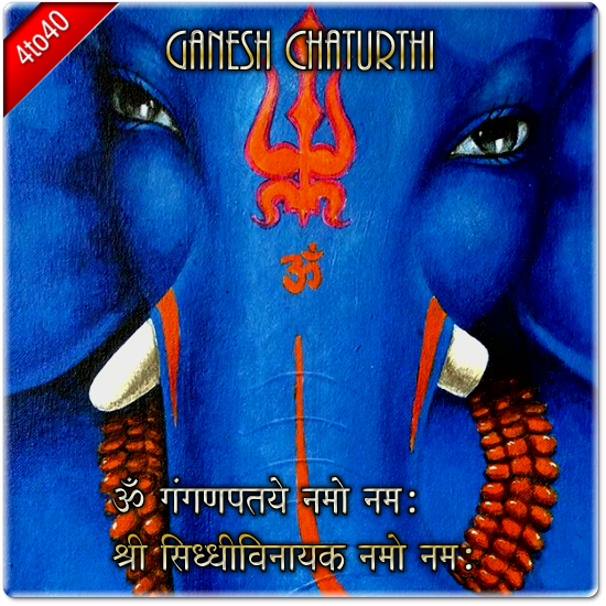 Lord Ganesh Painting Acrylic on canvas