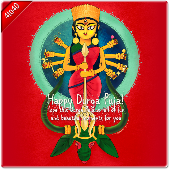Happy Durga Puja Greeting