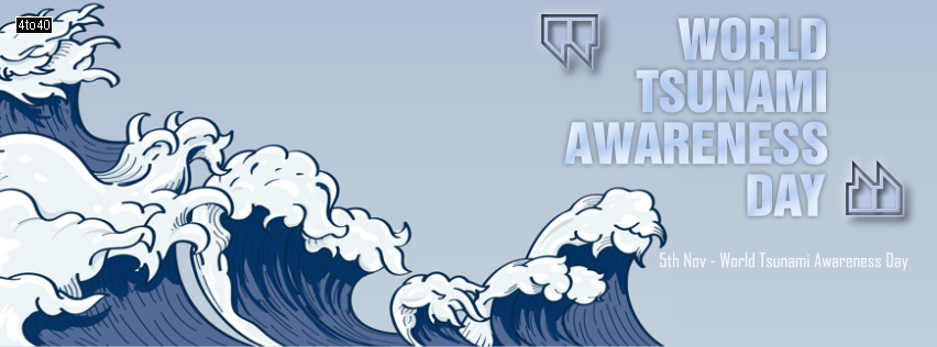 World Tsunami Awareness Day Facebook Cover