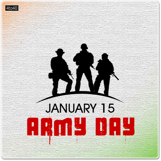 Army Day - 15 January Greeting Card
