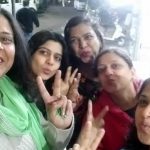 Manpreet Malik, Shubha Seth, Shally Tuli and Seema Garg enjoying outing on International Women's Day