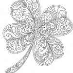 Zentangle 4 Leaf Clover