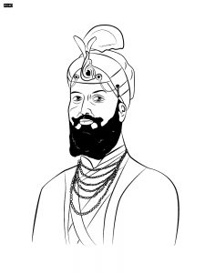 Guru Gobind Singh, the last of the ten Sikh Gurus