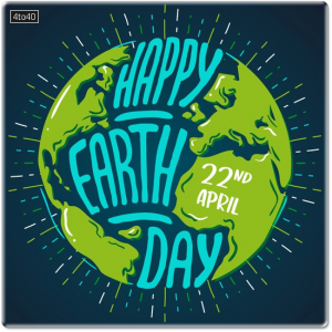 Mother Earth Day Vector Image Greeting Card