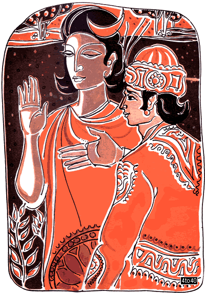 Lord Shiva and Krishna