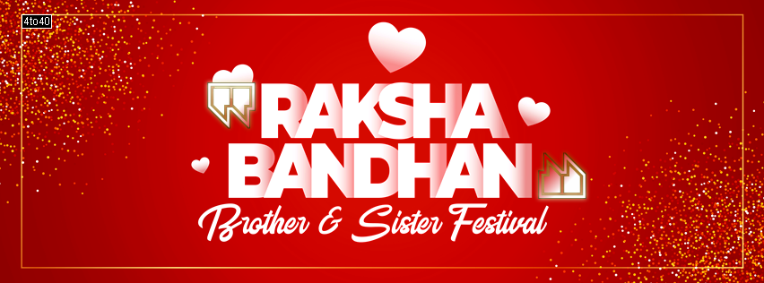 Lovely Raksha Bandhan Indian festival banner
