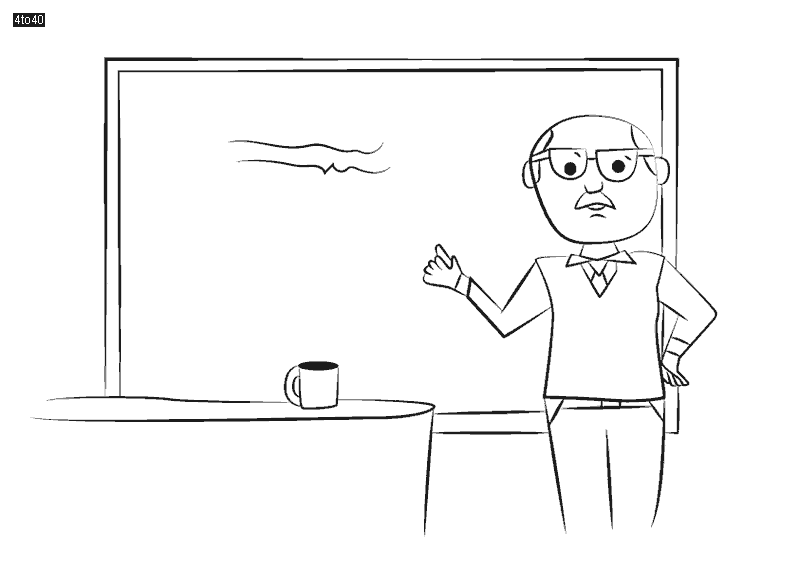 Learn to Draw a Professor