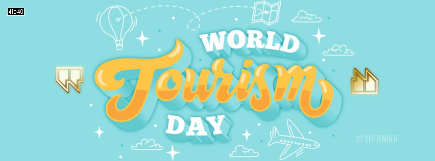 World Tourism Day Lettering FB Banner
