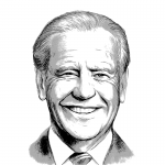 US President Joe Biden Coloring Page