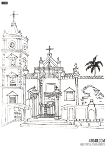 Basilica of the Holy Rosary (Bandel Church), oldest Christian churches in Bandel, Hooghly district, West Bengal, India