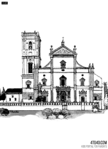 Se Cathedral is the most imposing of all the churches at Old Goa