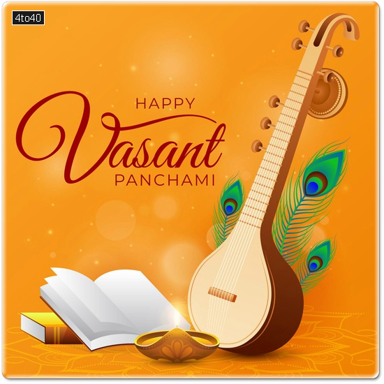 Realistic Vasant Panchami Greeting