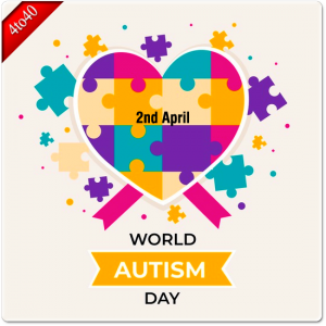 World Autism Awareness Day Vector Greeting