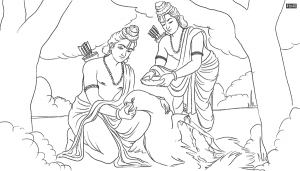 Rama Lakshmana and dying Jatayu