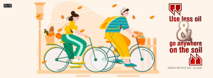 Use Less Oil - Go Anywhere On Soil - World Bicycle Day