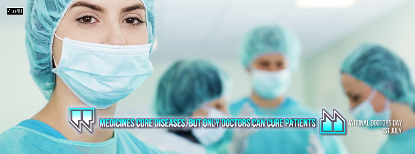 Medicines Cure Diseases - Doctors Day FB Cover