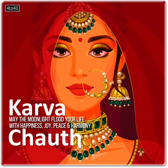 Karva Chauth - May the moonlight flood your life with happiness
