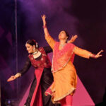Kathak exponents Nandita Puri and Gauri Sharma Tripathi perform at the Rose Garden