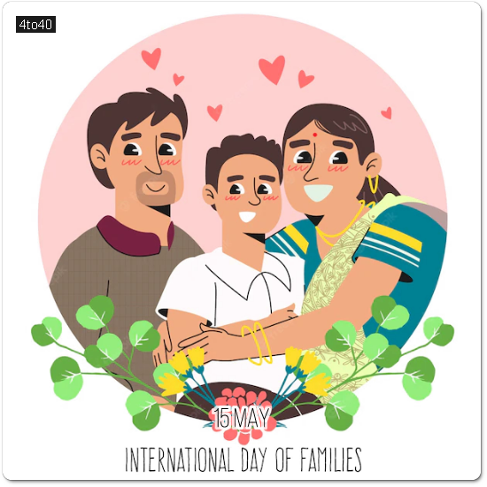 International day of families greeting card