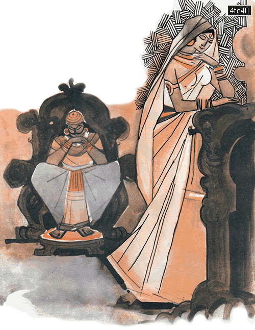 King Drupada had hoped that Draupadi would marry Arjuna