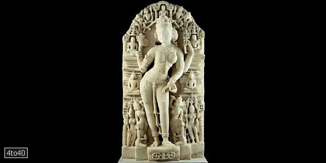Raja Bhoj Bhojshala Goddess Saraswati Statue in London Museum