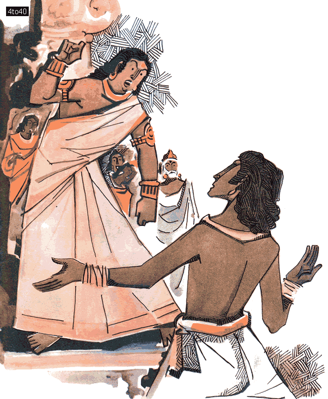 The spy returned and reported that the Pandavas were quite well and were living happily