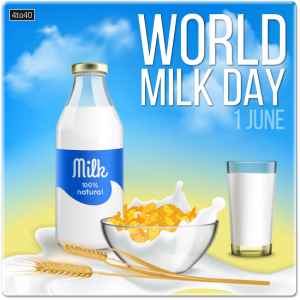World Milk Day - 1 June Greeting Card